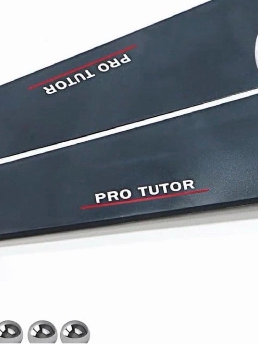 Pro Tutor Swim Fins in Black with Red Accents